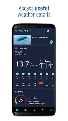 Sense flip clock & weather Pro Screenshots