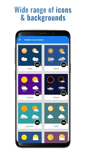 Sense flip clock & weather Pro Screenshots