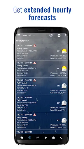 Transparent clock and weather Screenshots