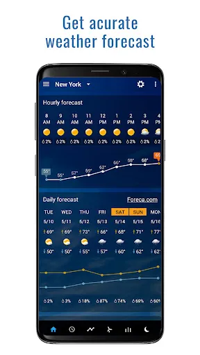 Transparent clock weather Pro Screenshots