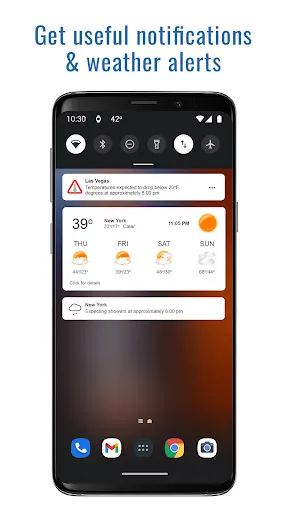 Transparent clock weather Pro Screenshots