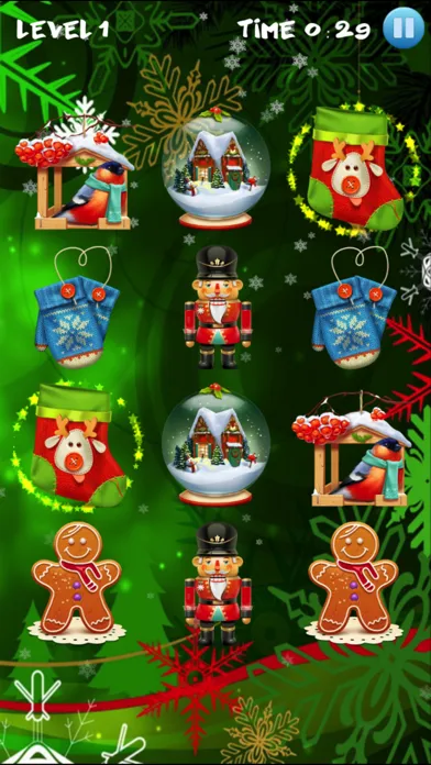 Zrzuty ekranu Christmas Brain Match