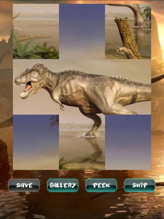 تصاویر Dinosaurs Puzzles iPad 
