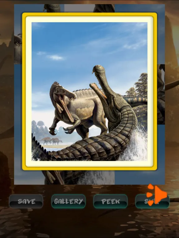 تصاویر Dinosaurs Puzzles iPad 