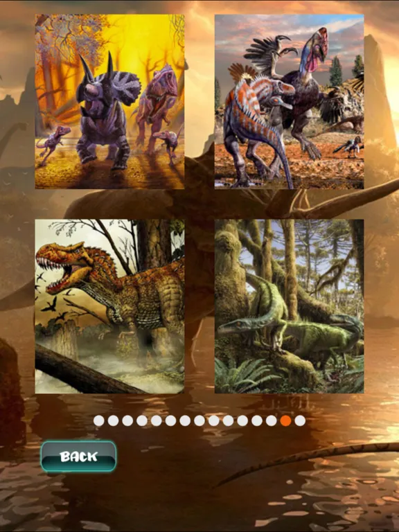 تصاویر Dinosaurs Puzzles iPad 