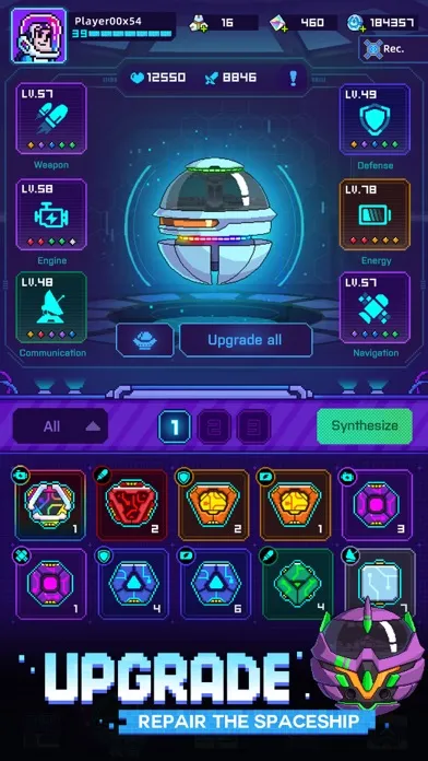 Captures d'écran de Galaxy Survival: Space TD