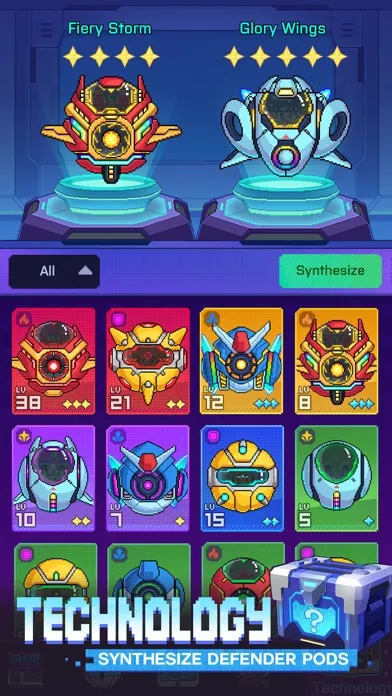 Captures d'écran de Galaxy Survival: Space TD