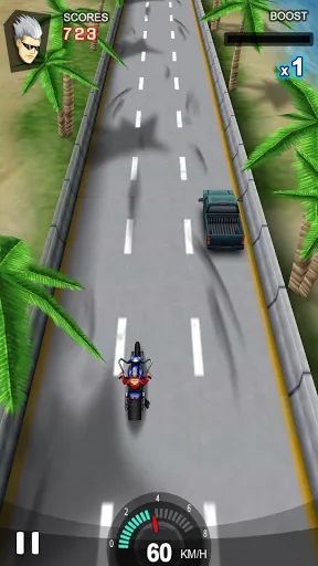 Capturas de tela do Racing Moto