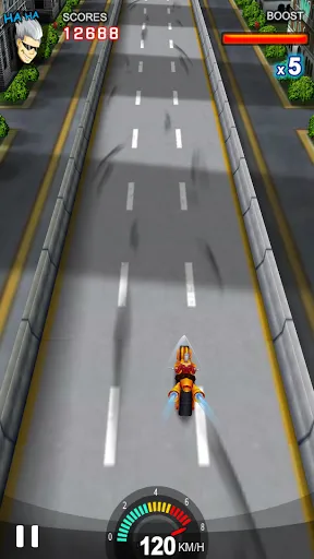 Capturas de tela do Racing Moto