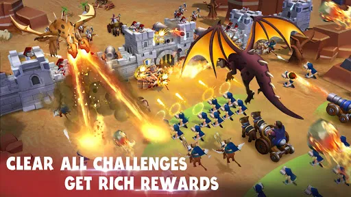 Epic War - Castle Alliance سکرین شاٹس