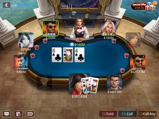 Capturas de tela do DH Poker - Texas Hold'em Poker iPad 
