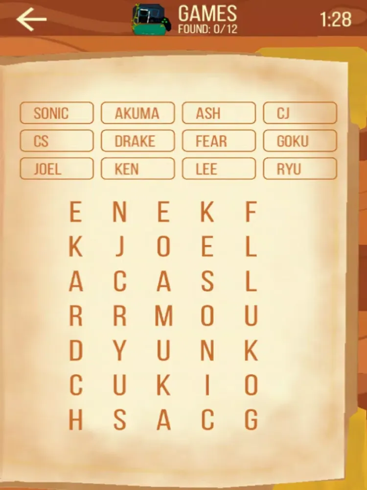 Скриншоты Wizard Word Search iPad 