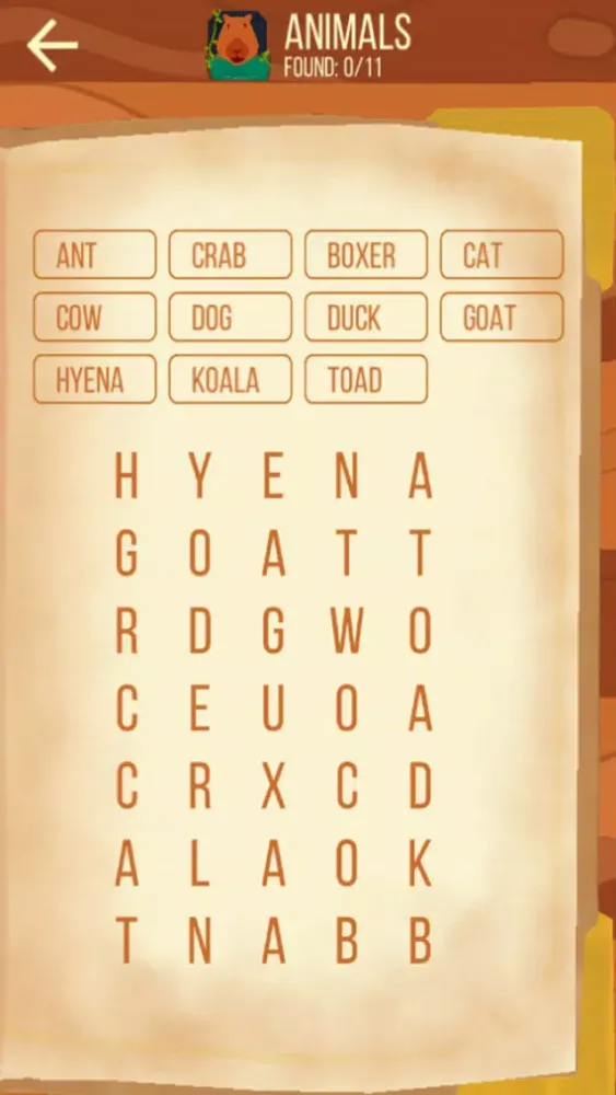 Скриншоты Wizard Word Search
