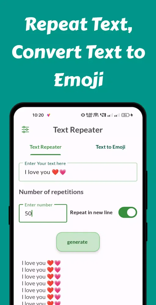 Text Repeater应用截图