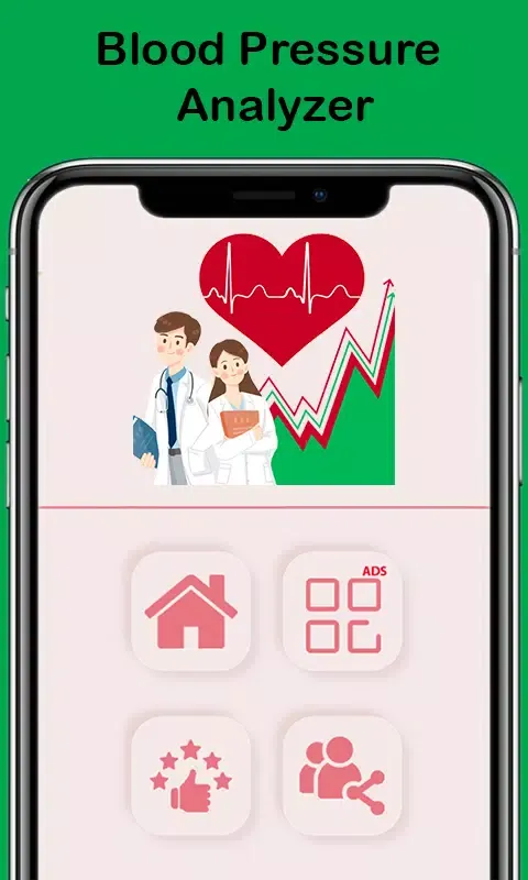 Screenshot di Blood Pressure App