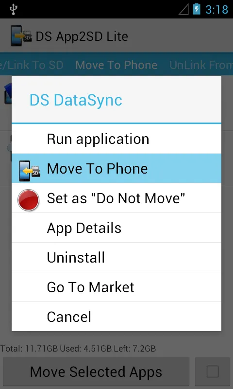 DS App2SD Lite スクリーンショット