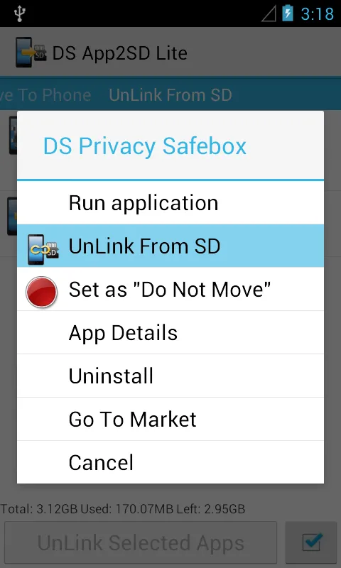 DS App2SD Lite スクリーンショット