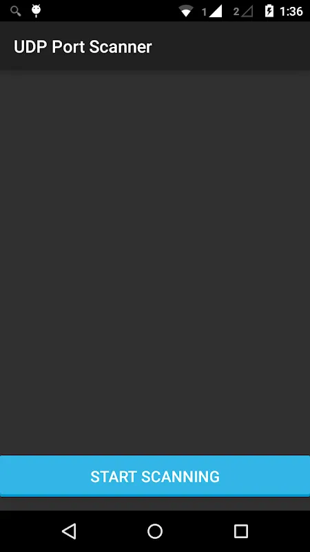 UDP Port Scanner Screenshots