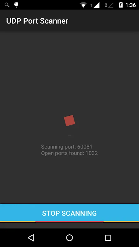 UDP Port Scanner Screenshots