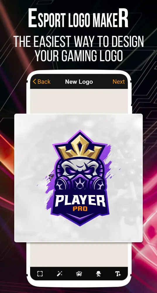 Capturas de tela do Esport Logo Maker