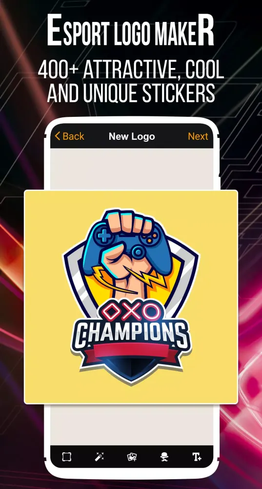 Capturas de tela do Esport Logo Maker