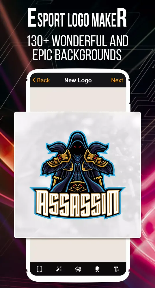 Capturas de tela do Esport Logo Maker