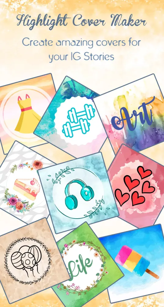 Highlight Story Cover Maker Screenshots