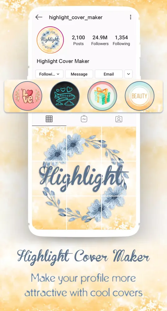 Highlight Story Cover Maker Screenshots