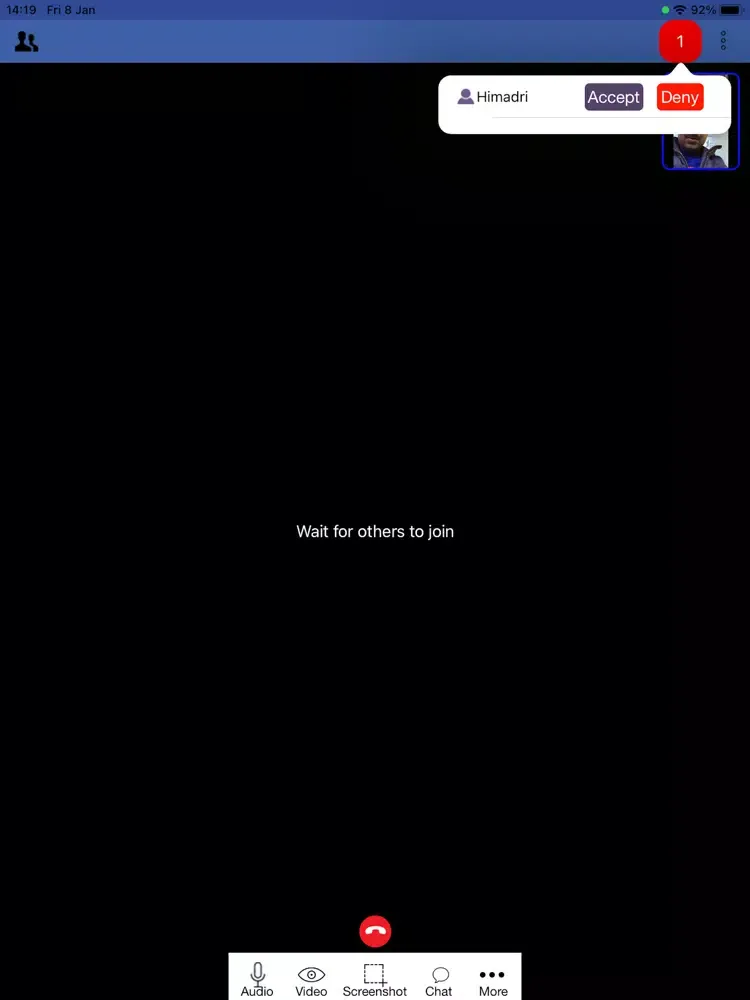 HiDa Webinar iPad  Screenshots