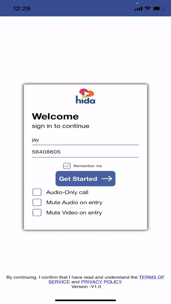 HiDa Webinar Screenshots