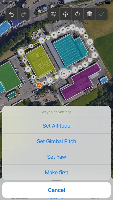 Tangkapan skrin Drone Harmony Mobile