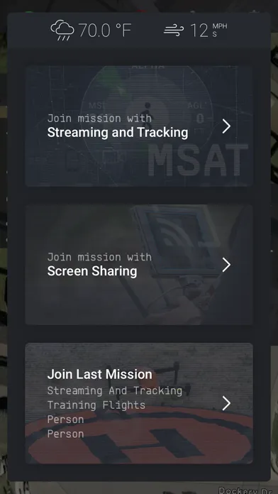 Screenshot di DroneSense OpsHub