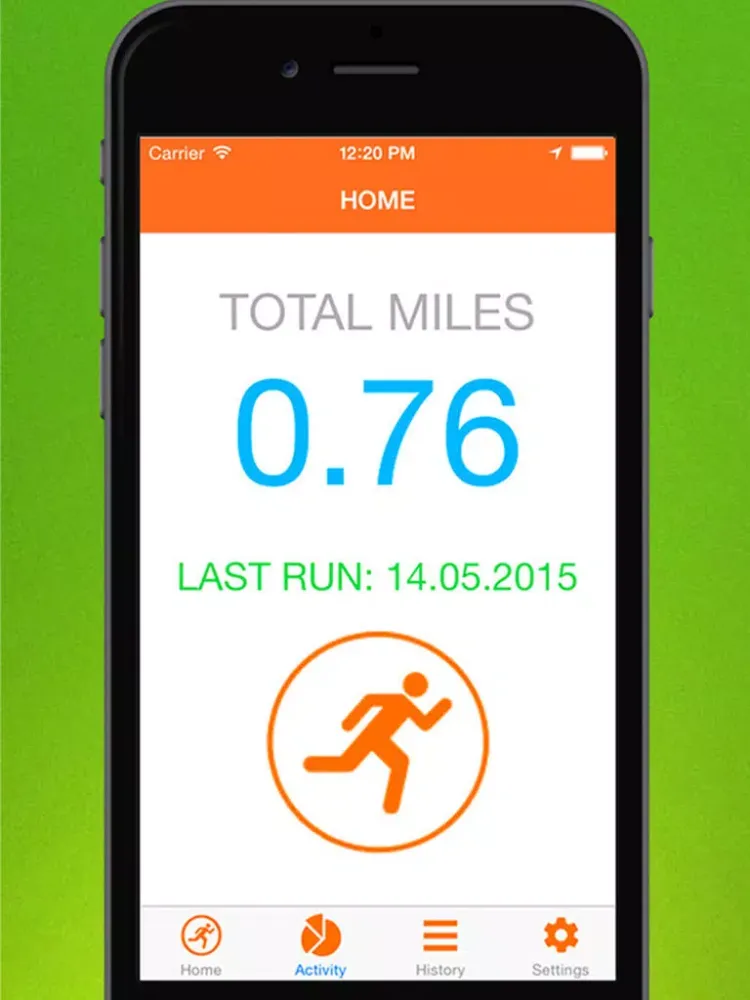 RunBabyRun Fitness App iPad 应用截图
