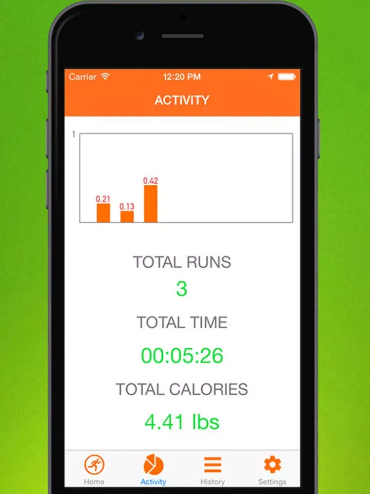 RunBabyRun Fitness App iPad 应用截图