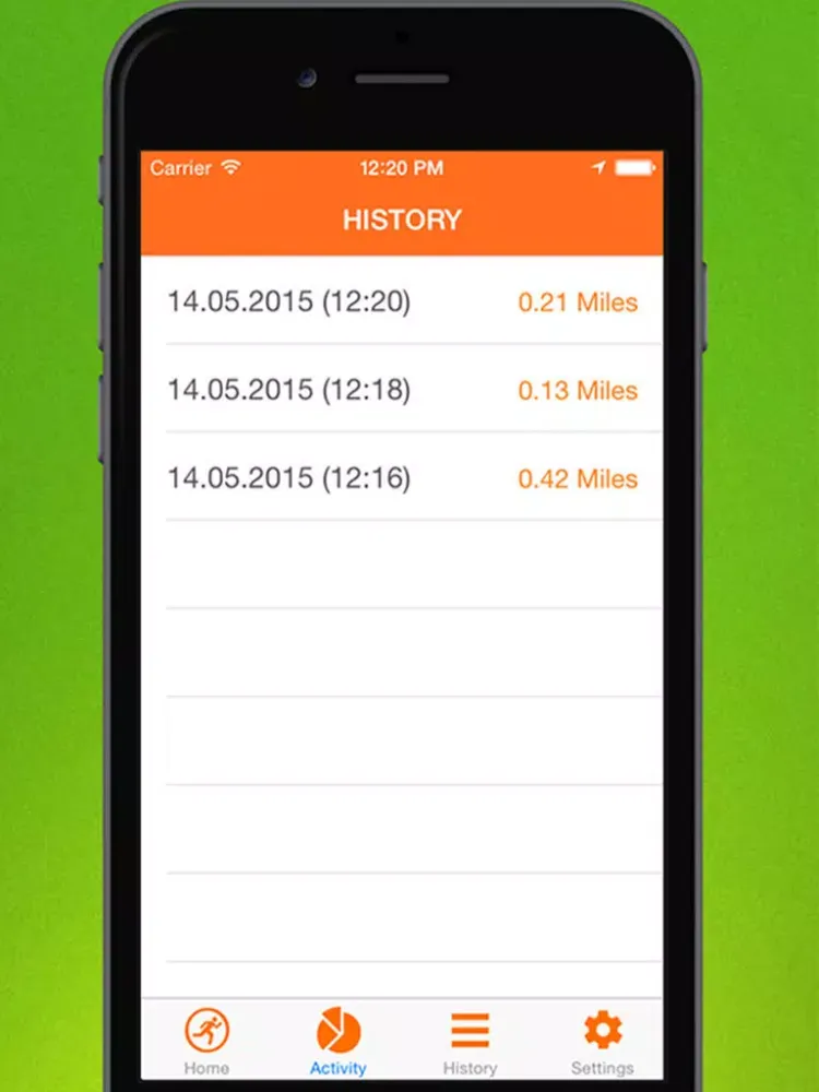 RunBabyRun Fitness App iPad 应用截图