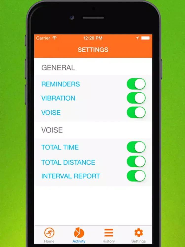 RunBabyRun Fitness App iPad 应用截图