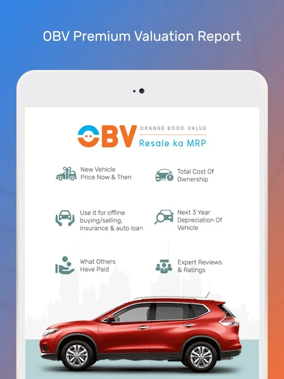 Screenshot di Orange Book Value iPad 
