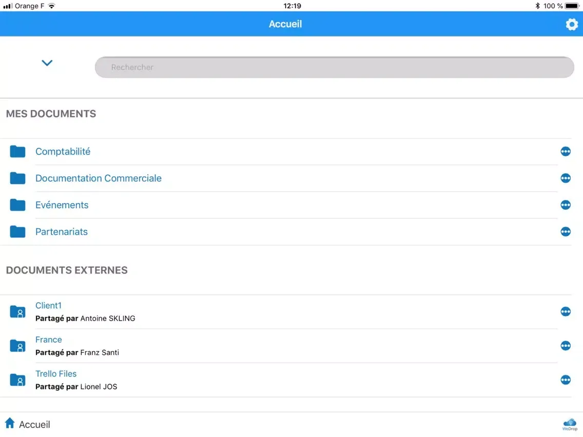 Скриншоты Wedrop iPad 