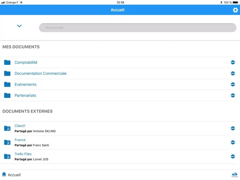 ภาพหน้าจอของ Wedrop pour Somme Numérique iPad 