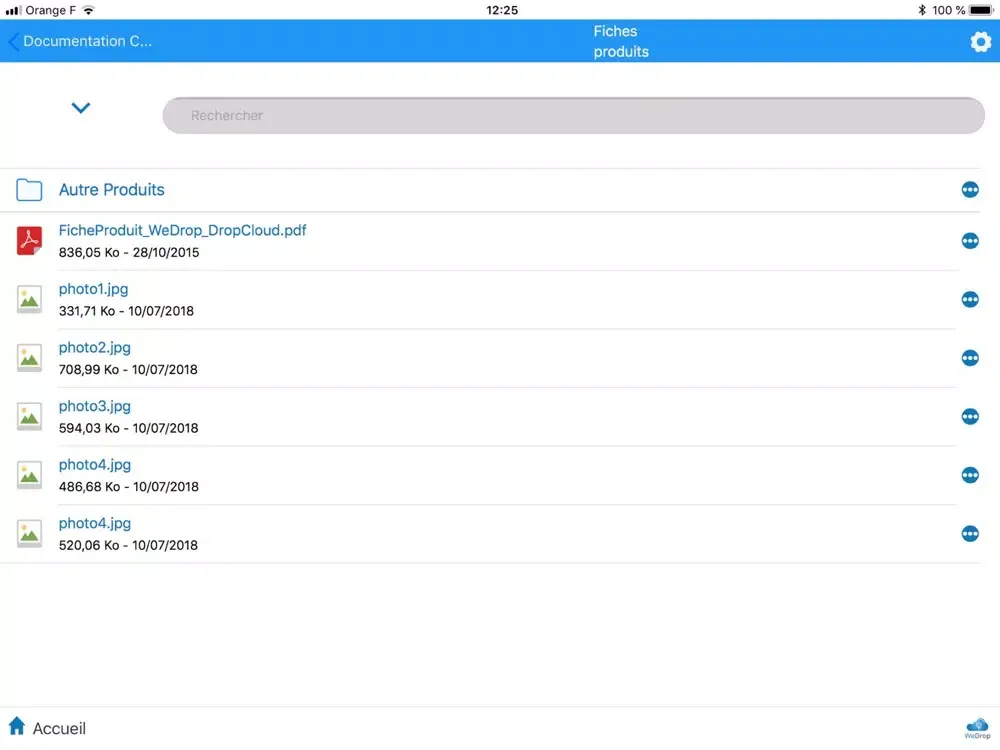 ภาพหน้าจอของ Wedrop pour Somme Numérique iPad 