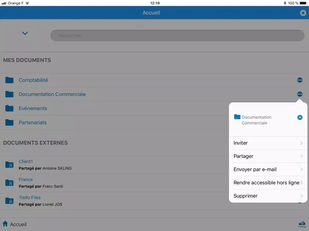 ภาพหน้าจอของ Wedrop pour Somme Numérique iPad 