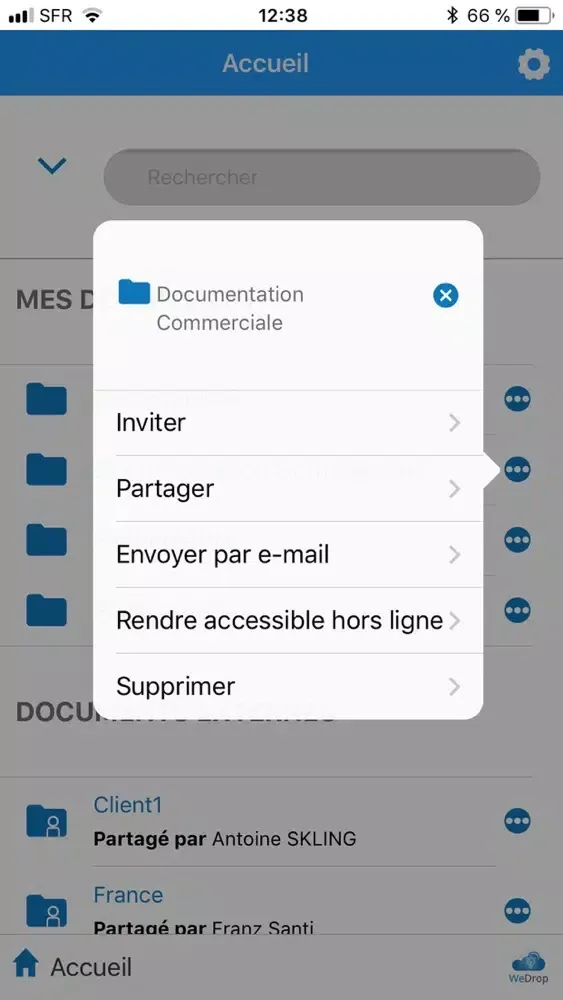 ภาพหน้าจอของ Wedrop pour Somme Numérique
