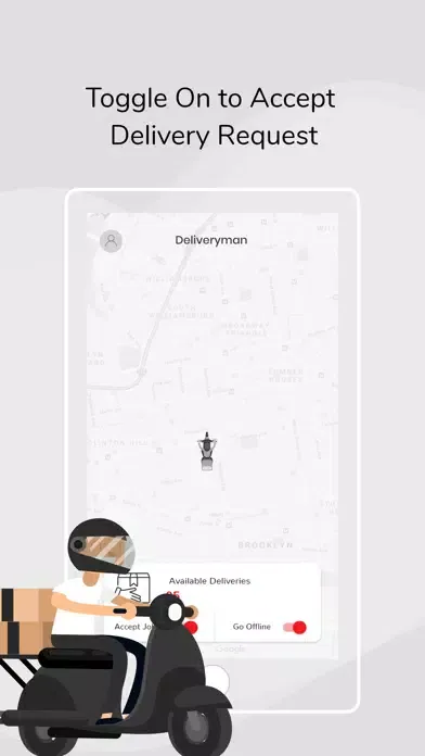 Tangkapan layar DROP Deliveryman
