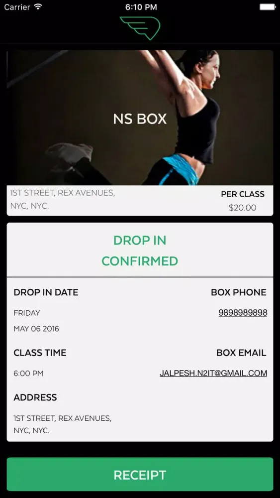Tangkapan skrin The Drop In App - Find a box wherever you travel