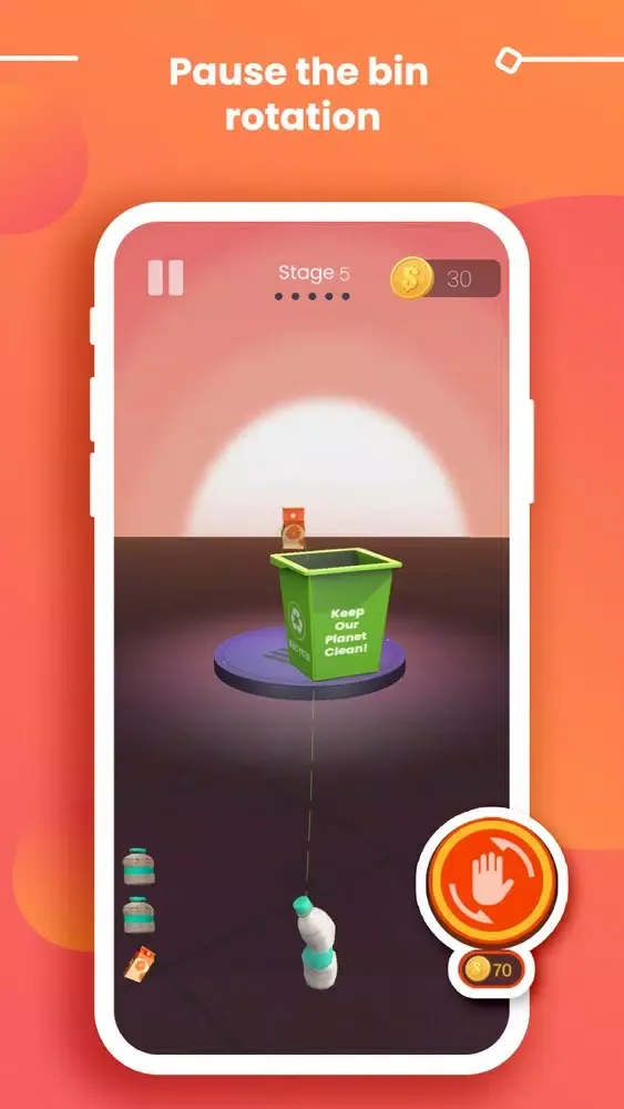 Ảnh chụp màn hình của Bin It Right-Toss the trash