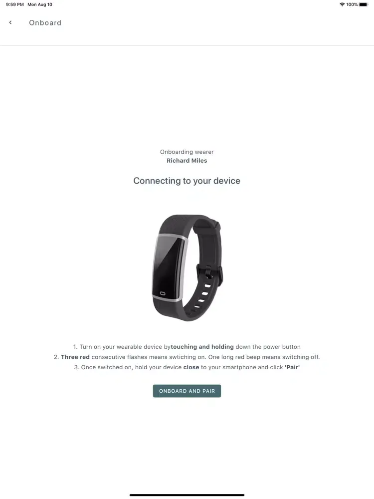 Tangkapan skrin Shield: Track and Trace iPad 