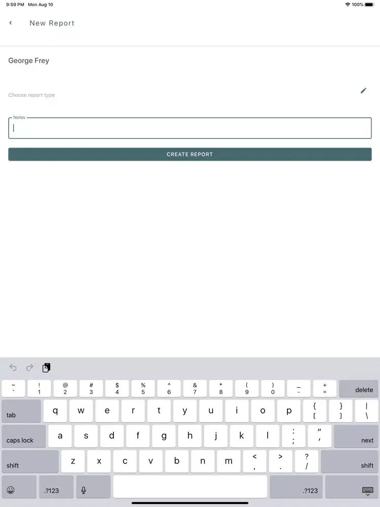 Tangkapan skrin Shield: Track and Trace iPad 