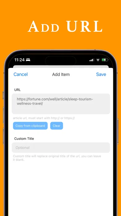 ภาพหน้าจอของ Pocket Reader: Read Later