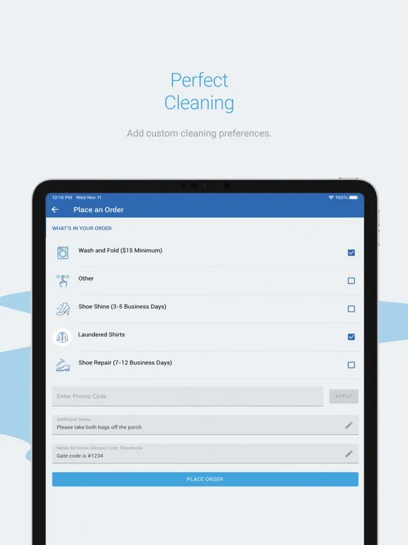 Wash Box LA iPad 應用截圖