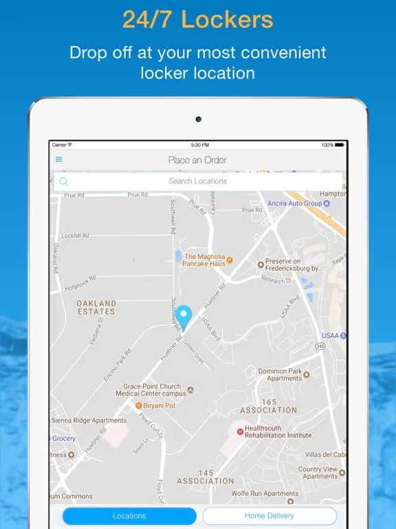Ảnh chụp màn hình của Five Star Lockers iPad 